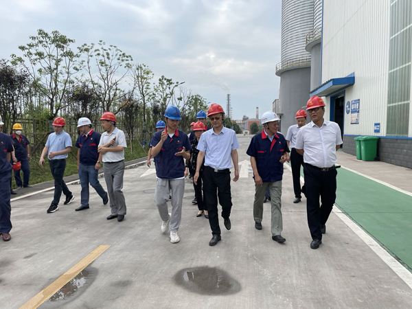 省生態(tài)環(huán)境廳副廳長(zhǎng)到建材公司調(diào)研