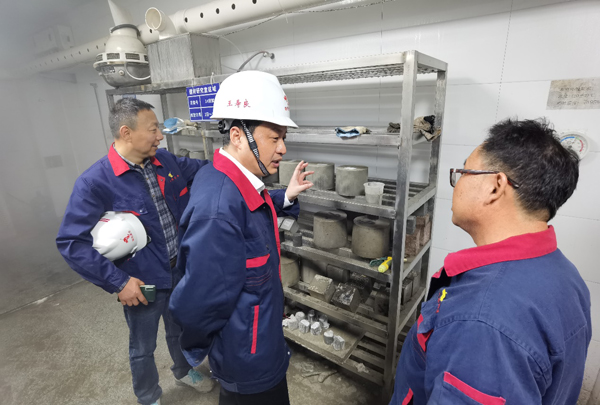 公司紀(jì)委書(shū)記到建材研究室調(diào)研 公司紀(jì)委書(shū)記到建材研究室調(diào)研